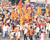 गुलाबी नगरी में गूंजा भगवा आक्रोश, संतों की अगुवाई में निकली विशाल रैली