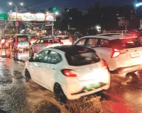 बारिश के बीच जयपुर की रफ्तार पर ब्रेक, परकोटे से टोंक रोड तक रेंगते रहे वाहन