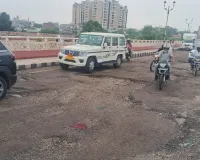 विकास के दावों के बीच खतरे में 'जिंदगी': नयापुरा की बड़ी चंबल पुलिया पर डामर उखड़ा और सरिए निकले