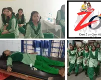 कोडरमा में कस्तूरबा विद्यालय की छात्राओं का धरना: तेज धूप में बिगड़ी कई की तबीयत, पढ़ाई में लापरवाही के आरोप पर प्रखंड कार्यालय में दिया धरना