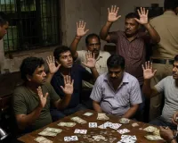 डीएसटी की कार्रवाई : खेत को चारों तरफ से घेरा, जुआ खेलते 9 आरोपी गिरफ्तार