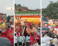 जयपुर में निकली तीज माता की शाही सवारी: लोक संस्कृति और शौर्य का दिखा संगम, बच्चियों ने की तलवारबाजी