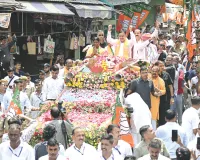 भाजपा प्रत्याशियों के पक्ष में मुख्यमंत्री का अजमेर, बीकानेर और जोधपुर में रोड शो, कहा- कांग्रेस ने राजस्थान को लूटा, हमने संवारा