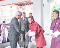 भारत-भूटान रिश्तों को नई मजबूती, जयशंकर पहुंचे पारो; तीन प्रमुख विकास परियोजनाओं का संयुक्त उद्घाटन और शिलान्यास