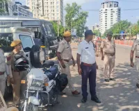 महापौर चुनाव के मतदान की तैयारी शुरू, निगम कार्यालय के बाहर पुलिस जाप्ता तैनात
