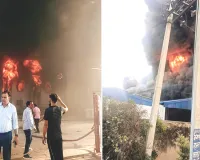 बगरू में पॉली प्रोडक्ट्स फैक्ट्री के गोदाम में शॉर्ट सर्किट से लगी आग, 15 दमकलों ने तीन घंटे की मशक्कत के बाद पाया काबू