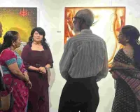 कैनवास पर दिखे अध्यात्म से मानव मन के द्वंद्व तक के रंग, जेसीसीए में 12 कलाकारों की 22 पेंटिंग्स बनीं आकर्षण का केंद्र