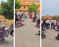 विश्व पर्यटन दिवस पर पर्यटन स्थलों में उमड़ी भीड़: देशी-विदेशी पर्यटकों का तिलक और माला से स्वागत, आमेर में कालबेलिया तो जंतर मंतर पर शहनाई वादन ने बांधा समां