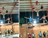 सात  साल की बालिकाओं से लेकर 60 साल के 'पट्टेबाज' बहा रहे पसीना,शोभायात्रा के लिए जोरदार तैयारियां