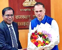 नाबार्ड अध्यक्ष और मुख्य सचिव की बैठक में जल और सहकारिता पर बनी रणनीति, जल-सुरक्षित राजस्थान का रोडमैप तैयार करेगा ग्रामीण विकास सम्मेलन