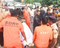कोटा नहर हादसा: दुर्गा प्रतिमा विसर्जन के दौरान नाव पलटी, दो युवकों के शव मिले; दो की तलाश जारी