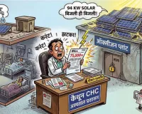 110 किलोवाट का सोलर, फिर भी बिजली बिल का करंट झेल रहा अस्पताल