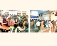 छुट्टी का दिन, अंधेरे में भी खचाखच भरा हुआ नजर आया इमरजेंसी