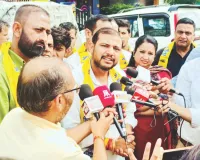 मदन राठौड़ के कथित बयान के विरोध में आप का प्रदर्शन, जानें पूरा मामला 