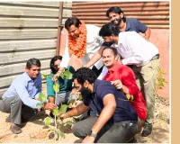 पौधारोपण कर दिया पर्यावरण संरक्षण का संदेश, 500 पौधे लगाने का लक्ष्य