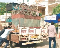अतिक्रमण पर निगम की सख्ती : 10 कैंटर सामान जब्त, 76 हजार 500 रुपए कैरिंग चार्ज वसूला