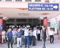 त्योहारों पर जयपुर स्टेशन में भीड़ प्रबंधन की तैयारी, जीएम ने परखी व्यवस्थाएं