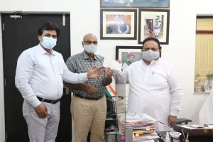 राजस्थान नर्सिंग काउंसिल ने मुख्यमंत्री सहायता कोष में दिया एक करोड़ का चेक