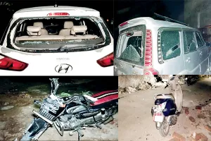 जयसिंहपुरा खोर में बदमाशों ने घर में तोड़फोड़ करने के बाद चार वाहन किए क्षतिग्रस्त