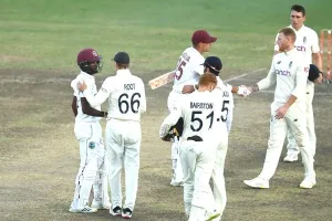 बारबाडोस में दूसरा टेस्ट मैच ड्रॉ, कैरेबियाई कप्तान  क्रेग ब्रैथवेट ने इंग्लैंड की उम्मीदों पर फेरा पानी