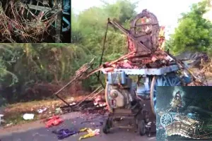 तमिलनाडु में रथ के हाई टेंशन तार से टकराने पर 11 की मौत