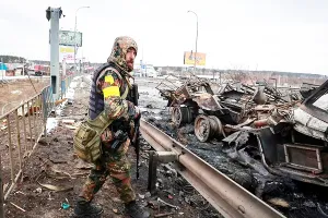 यूक्रेन की आर्मी का रूस के शहर पर हमला