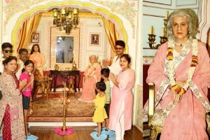 महारानी गायत्री देवी के 103वीं जयंती पर पुष्पांजलि 