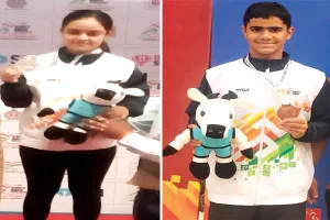 खेलो इंडिया यूथ गेम्स में राजस्थान की देवांशी कटारा ने रजत और युग चेलानी ने जीता कांस्य पदक