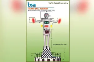 जयपुर के जेडीए या रामबाग सर्किल पर ट्रैफिक संभालेगा ‘रोबोट’, 22 लाख रुपए में जाएगा खरीदा