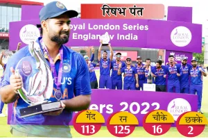 रिषभ पंत के पहले शतक के बल  पर भारत ने जीती वनडे सीरीज