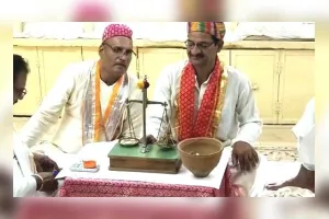 श्रीनाथजी मंदिर में आषाढ़ी तौल के परिणाम का ऐलान, फसल और धान्य उत्तम रहने की उम्मीद