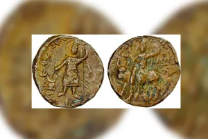 2300 साल पुराने सिक्कों पर शिव और नन्दी के चित्र