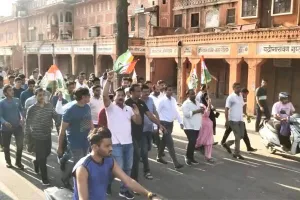 भारत जोड़ो यात्रा के तहत कांग्रेस ने निकाली पदयात्राएं