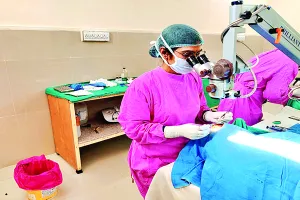  नि:शुल्क नेत्र चिकित्सा शिविर में 104 लोगों के सफल ऑपरेशन 
