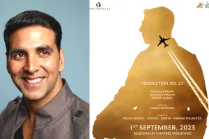 अक्षय कुमार ने अपनी आने वाली फिल्म का पोस्टर किया शेयर, अभी तक नहीं रखा फिल्म का नाम