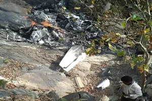 बालाघाट जिले में प्रशिक्षु विमान के दुर्घटनाग्रस्त हो जाने से मृत दो लोगों के शव बरामद