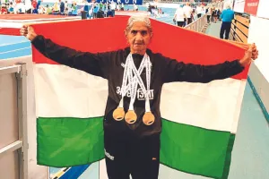 95 साल की दादी ने 3 स्वर्ण जीत रचा इतिहास