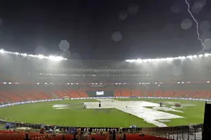 अहमदाबाद में बारिश के कारण नहीं हुआ फाइनल