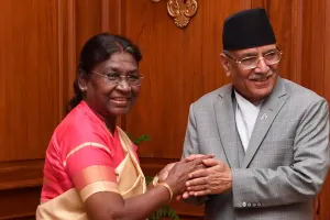 नेपाल के प्रधानमंत्री प्रचंड का भारत दौरा : राष्ट्रपति मुर्मू से मिले