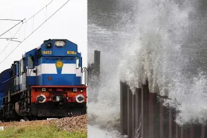 बिपरजॉय तूफान के कारण रेल यातायात प्रभावित