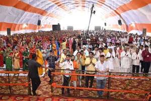 भागवत सुनने की इच्छा तब होती है जब भक्त के ह्रदय में भगवान निवास करते-आचार्य रामचन्द्र दास जी महाराज