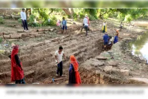 भारतीय पुरातत्व, जयपुर मंडल को नीलकंठ शिव मन्दिर के समीप प्राचीन जल कुण्ड और बावड़ी मिली