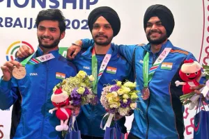 Asian Games 2023: निशानेबाजी में भारत ने पुरुषों की 10 मीटर एयर पिस्टल टीम स्पर्धा में जीता गोल्ड