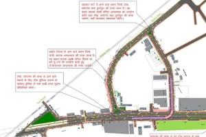 लक्ष्मी मन्दिर टी-जंक्शन पर सुधार और सौन्दर्यीकरण के चलते ये रहेगी यातायात व्यवस्था