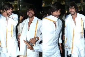 फिल्म Jawan की स्क्रीनिंग से पहले शाहरुख ने की तिरुमाला में भगवान वेंकटेश्वर की पूजा