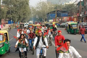  मुलायम सिंह यादव की जयंती के अवसर पर PDA साइकिल यात्रा का आयोजन 