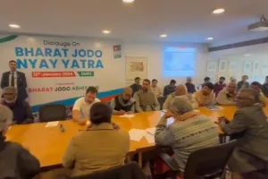 Bharat Jodo Nyay Yatra: राहुल ने यात्रा को लेकर नागरिक समाज संगठनों और जन आंदोलनों के प्रतिनिधियों से किया जन संवाद