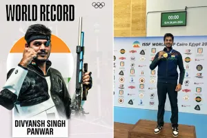 ISSF World Cup 2024: दिव्यांश सिंह पंवार ने विश्व रिकॉर्ड स्कोर के साथ जीता गोल्ड