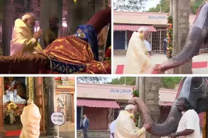 मोदी ने तमिलनाडु में ऐतिहासिक विभिन्न मंदिरों का दौरा किया