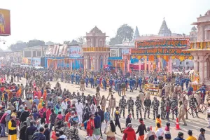राम मंदिर में लोग दे रहे है दान, श्रद्धालुओं की संख्या में लगातार बढ़ोतरी 